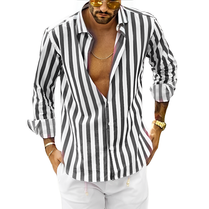 Men's striped shirt for summer - MARTIN