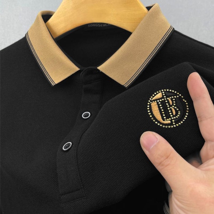 Men's polo shirt made of breathable cotton