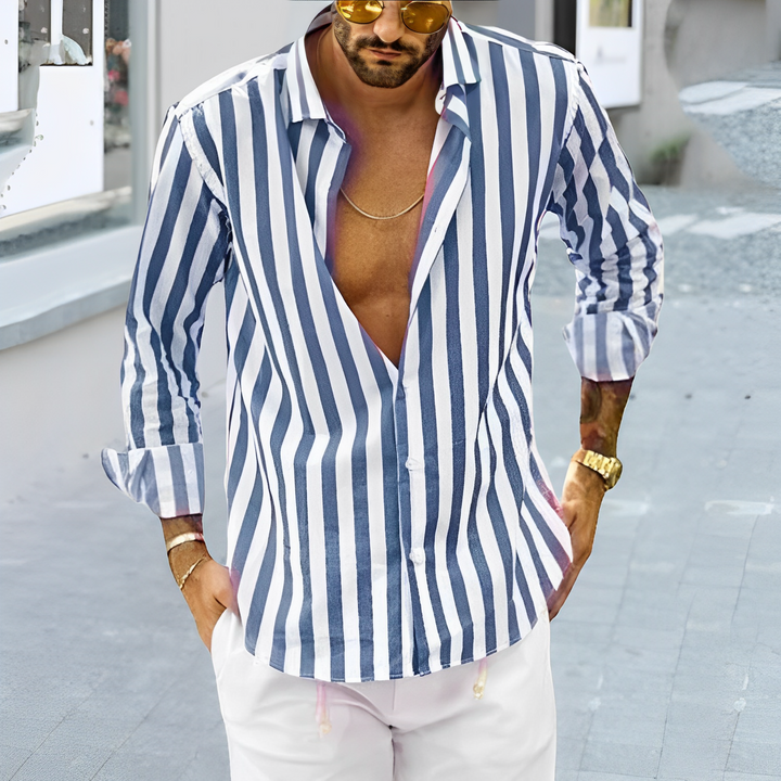 Men's striped shirt for summer - MARTIN