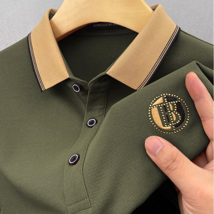 Men's polo shirt made of breathable cotton