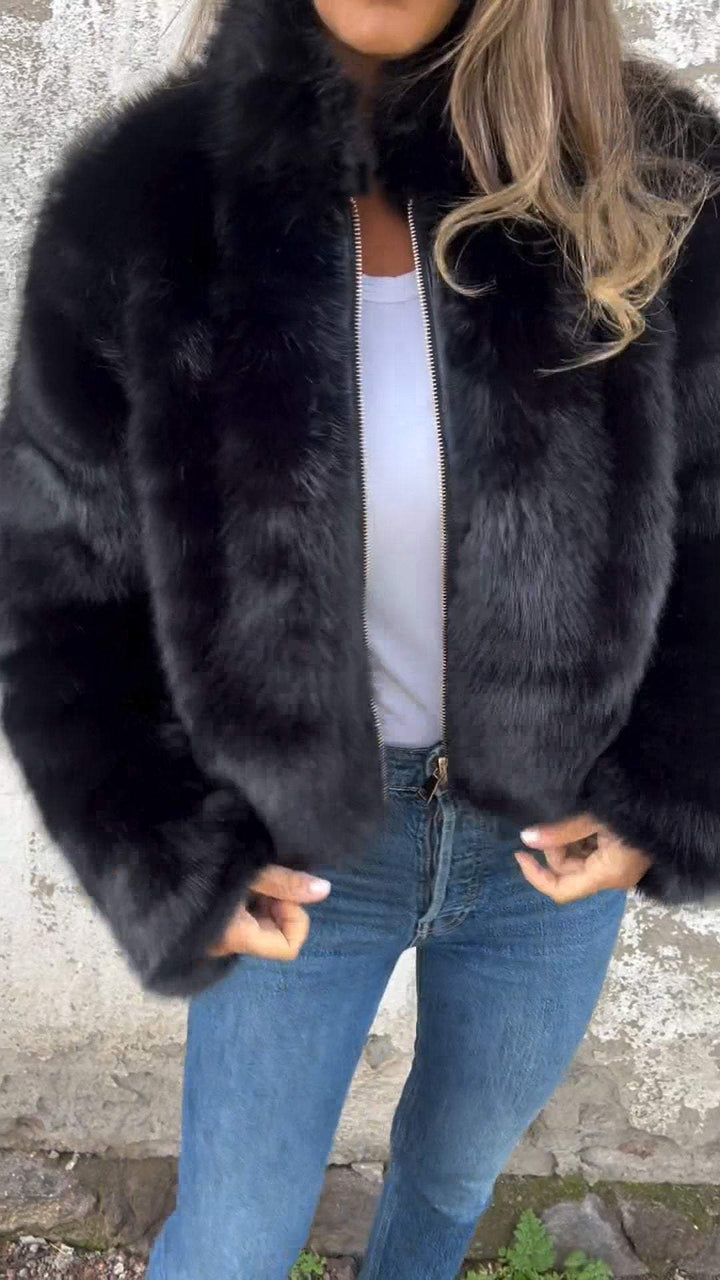 Sarah | Faux Fur Jacket